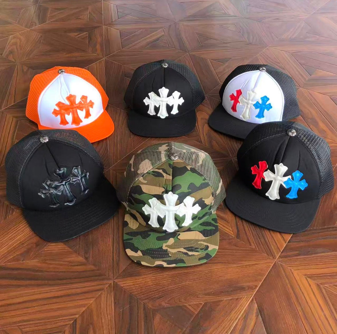 Trucker Cap Cross – Pack de 6 Cores